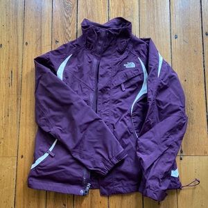 North face ski jacket; size small